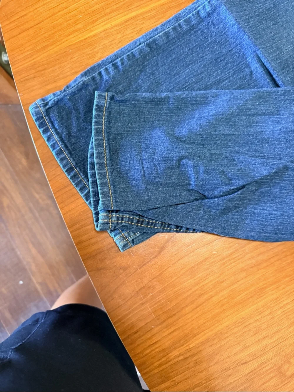 Levi's Straight Jeans in Dark Blue Denim